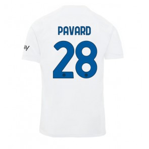 Inter Milan Benjamin Pavard #28 Udebanetrøje 2023-24 Kort ærmer